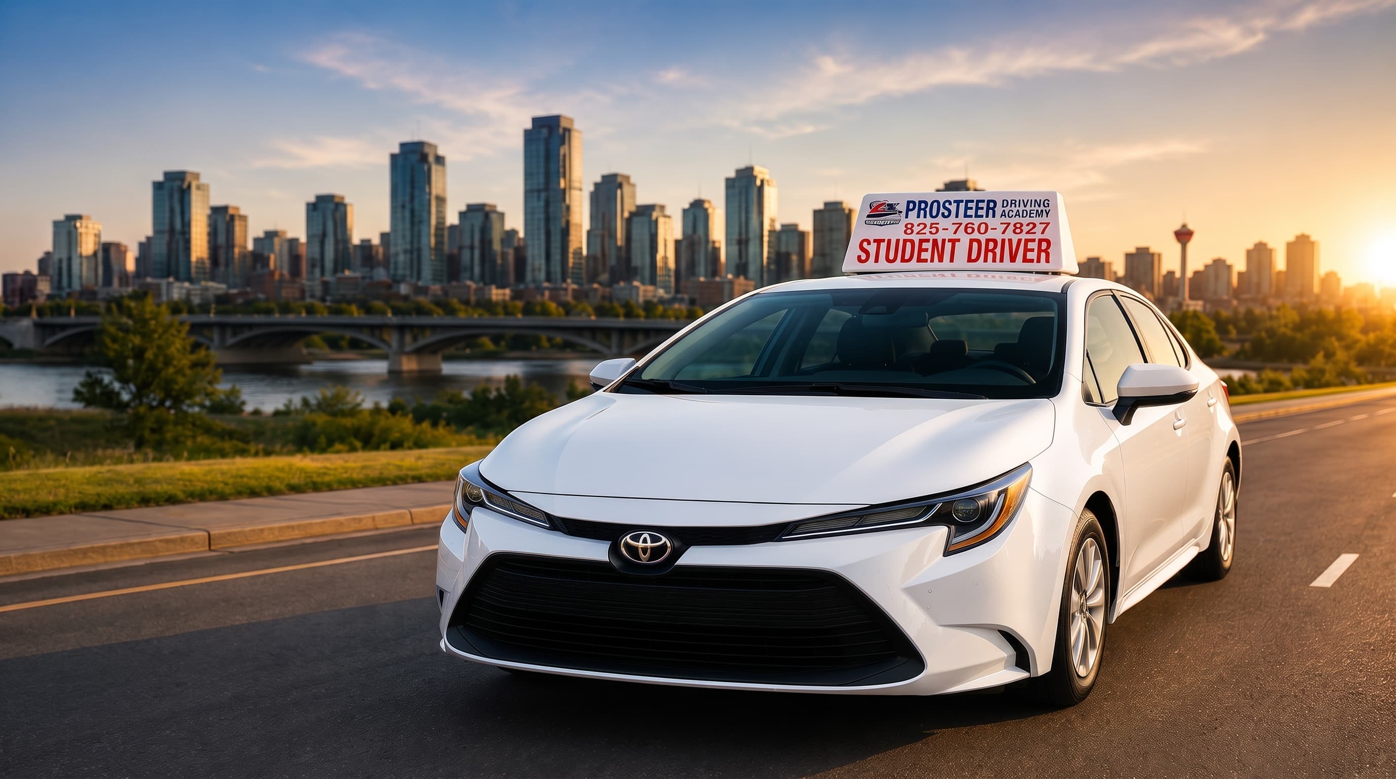ProSteer Corolla 4K Calgary background